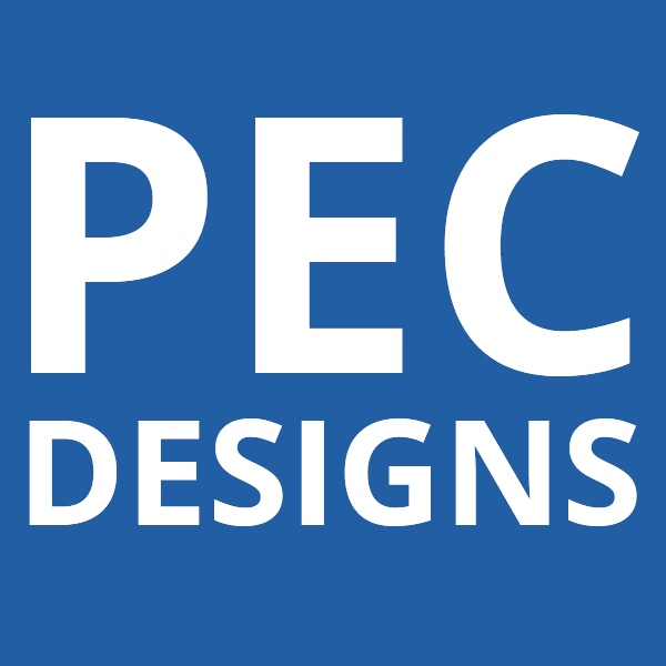 pecdesigns website preview